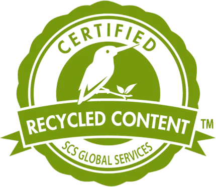 Certified recycled content logo