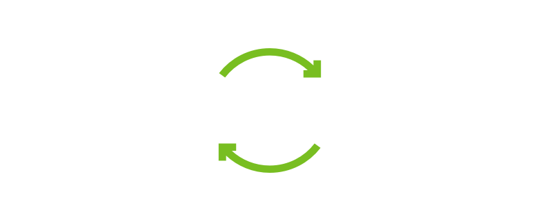 Repreve logo white padded