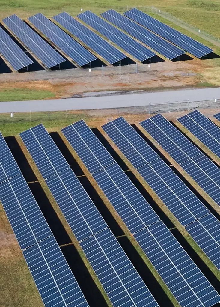 Tall card solar panels
