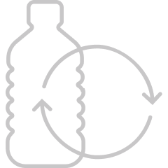 Advanced bottle recycling icon