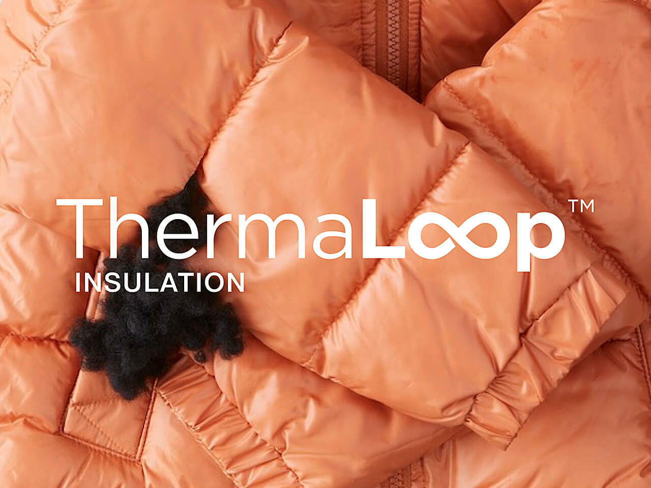 Thermaloop insulation peach jacket